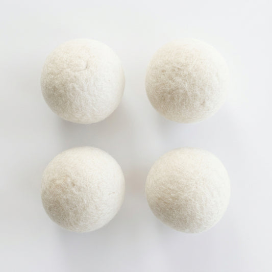 Rosa Räven Torkbollar av ull | 4-pack