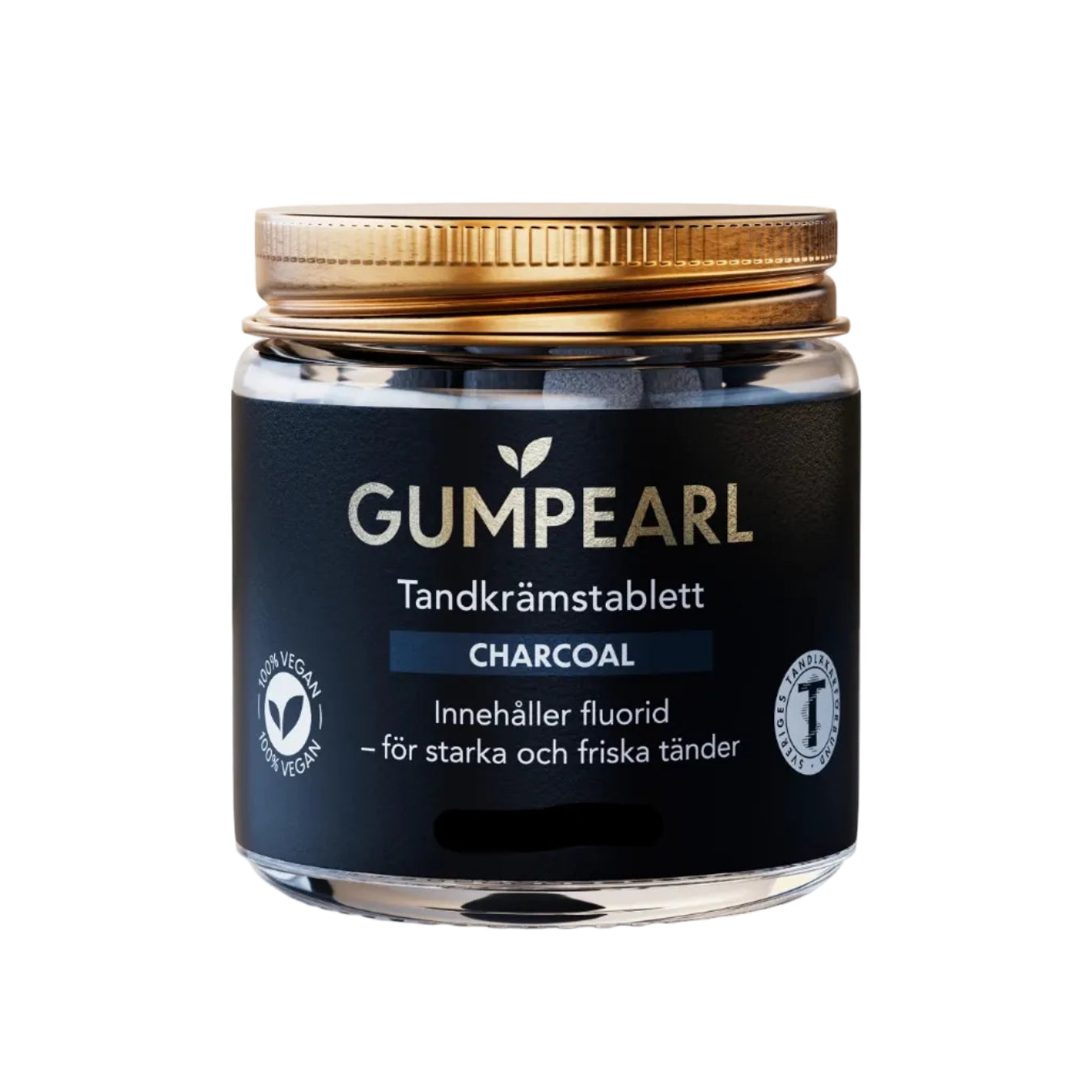 Gumpearl Charcoal | Tandkrämstabletter 62 st