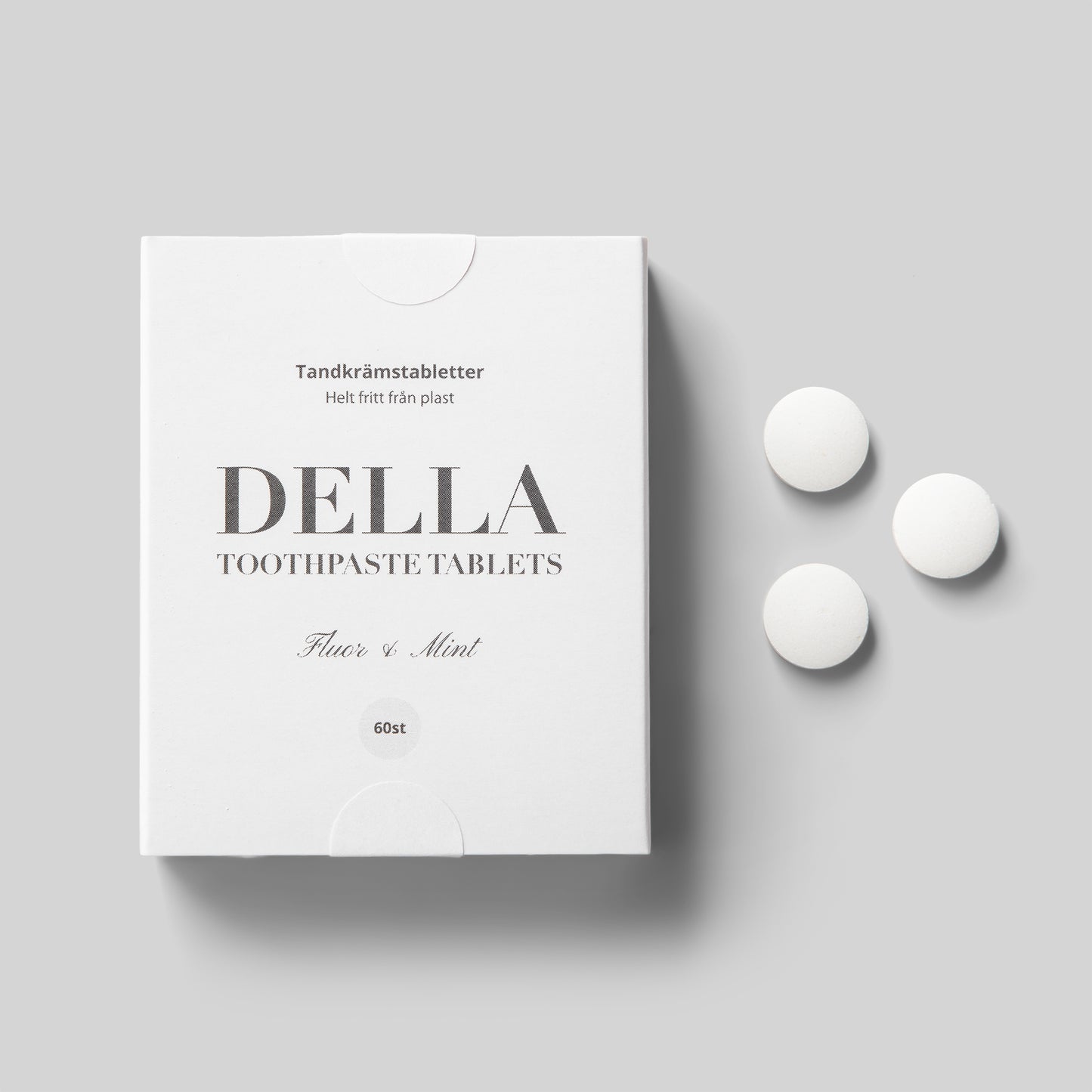 Tandkrämstabletter med fluor | 30/60/120 st