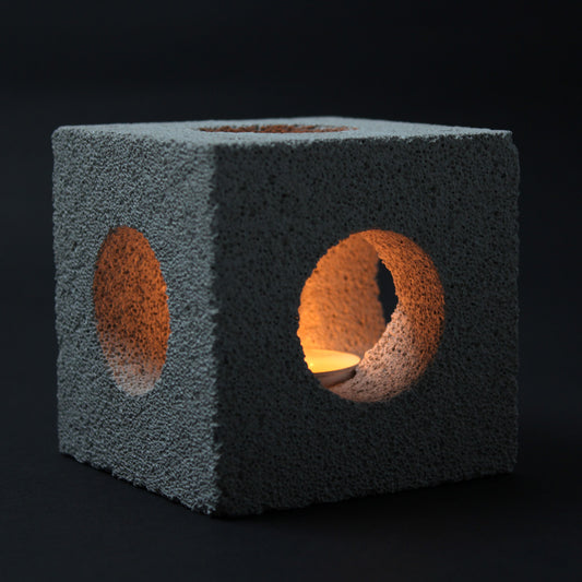 DoLit Ljusstake av återanvänd lättbetong