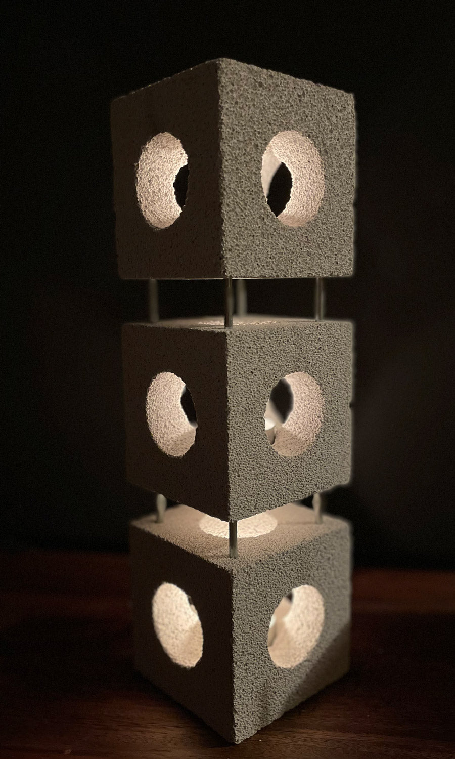 DoLit Ljusstake av återanvänd lättbetong