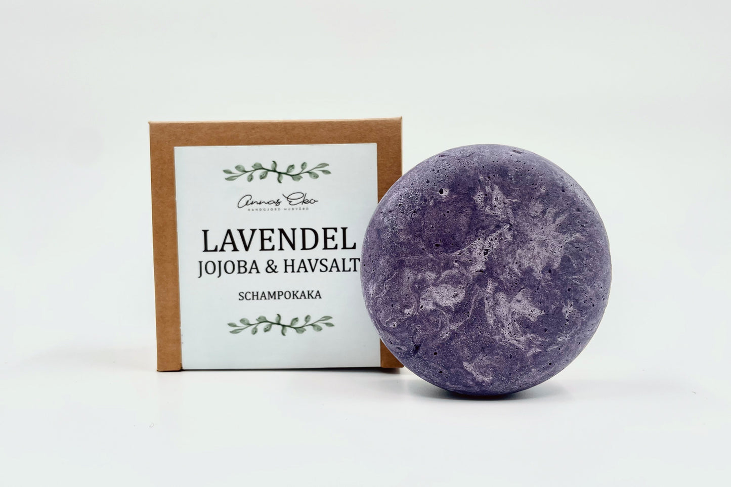 Schampokaka lavendel, jojoba & havsalt | ca. 75g
