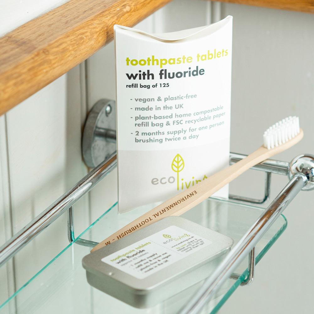 Tandkrämstabletter med eller utan fluor | 62/125st - owaster.se