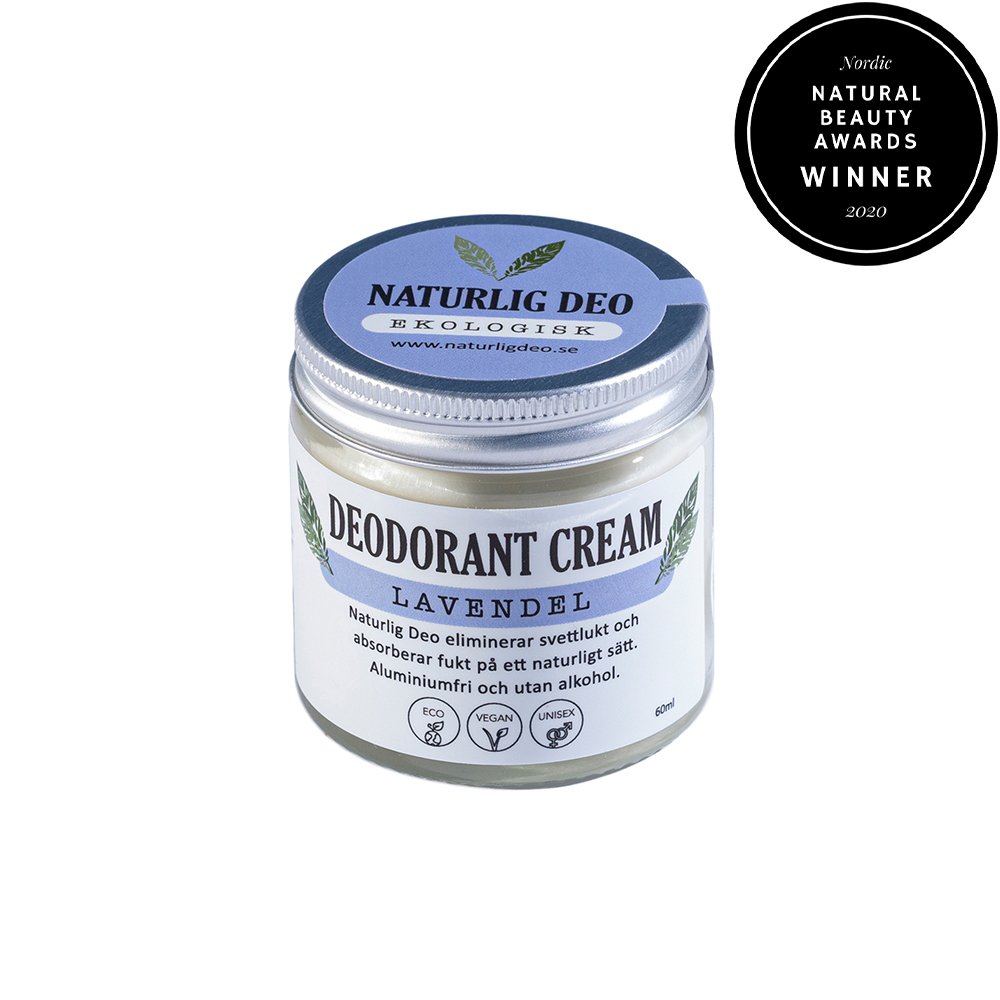 Naturlig Deo- Ekologisk deodorant cream Lavendel